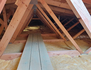 Zateplení stropu objektu na bydlení pro seniory